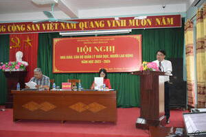 Trường THPT Bình Gia tổ chức Hội nghị Nhà giáo, cán bộ quản lý Giáo dục, người lao động năm học 2023-2024