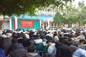 Tuyên truyền pháp luật về an toàn an ninh mạng và công tác phòng cháy chữa cháy tại trường THPT Bình Gia