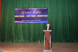 Giao lưu "Văn nghệ - Thể thao - Robotics"