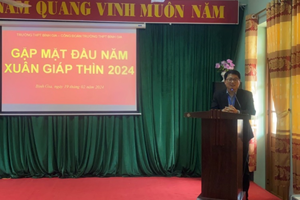 Trường THPT Bình Gia tổ chức gặp mặt đầu xuân Giáp Thìn 2024