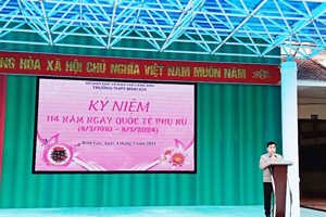 Hoạt động chào mừng kỉ niệm ngày 8/3 và hưởng ứng “Tuần lễ áo dài”