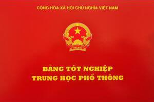 Thông báo phát trả bằng tốt nghiệp THPT