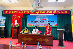TRƯỜNG THPT BÌNH GIA TỔ CHỨC HỘI NGHỊ VIÊN CHỨC, NGƯỜI LAO ĐỘNG NĂM HỌC 2024-2025